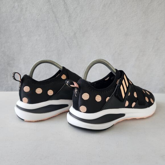 Adidas Shoes Womens Size 5 Sneakers Satin Minnie Mouse Polka Dot Disney Fortarun - Picture 10 of 11